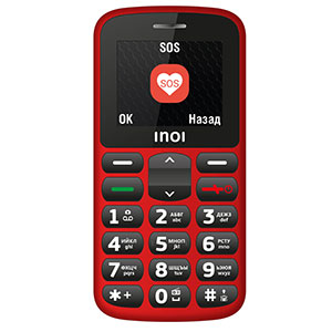 Телефон сотовый INOI 107B Red