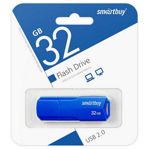 Накопитель Flash Smartbuy 32Gb Clue Blue (SB32GBCLU-BU)