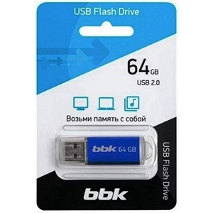 Накопитель Flash BBK 64GB ROCKET blue