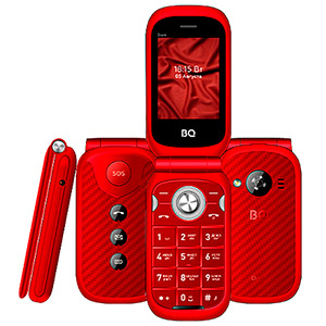 Телефон сотовый BQ 2451 Daze Red