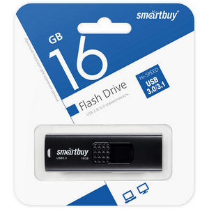  Flash Smartbuy 16Gb Fashion Black (SB016GB3FSK)