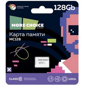 Карта памяти micro-SD More choice 128GB class 10 V10
