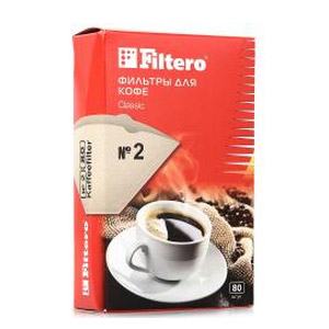 Фильтр для кофеварки Filtero 2 / 80 (коричневый)