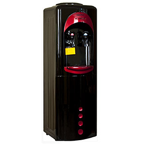 Диспенсер Aqua Work 16 LD / HLN (напольный) черно-красный
