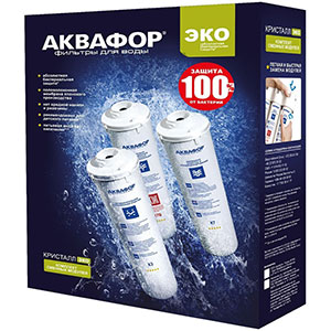 Комплект фильтров Аквафор модуль К1-03-07В-07 ЭКО (Кристалл ЭКО)