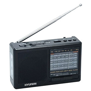 Радиоприемник Hyundai H-PSR140 USB, microSD