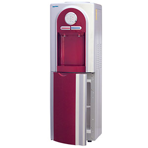 Диспенсер Aqua Work YLR1-5-VB (напольный) красно-серебристый