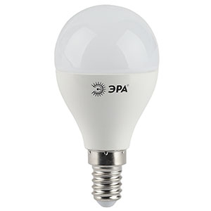 Лампа светодиодная  ЭРА LED P45-9w-840-E14 холодный свет