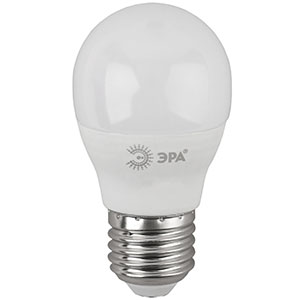 Лампа светодиодная  ЭРА LED P45-11w-840-E27 холодный свет