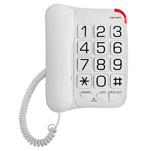 Телефон teXet TX-201 белый