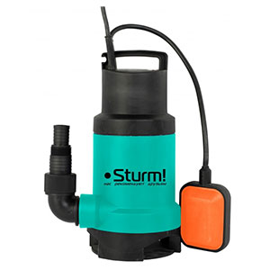 Насос погружной Sturm WP9790P, 900 Вт (для грязной воды; диаметр частицы до 30 мм)