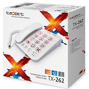 Телефон teXet TX-262 светло-серый