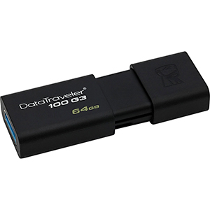 Накопитель Flash Kingston DT100G3 / 64GB USB 3.0