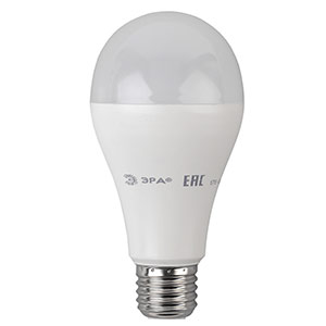 Лампа светодиодная  ЭРА LED ЭКО A65-20w-827-E27 теплый свет
