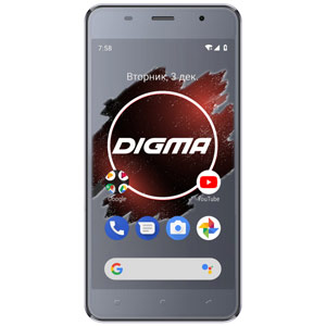 Смартфон Digma Linx X1 Pro 3G, 16Gb + 2Gb Dark grey