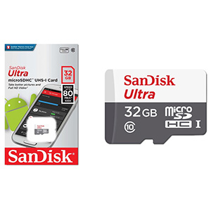Карта памяти micro-SD Sandisk 32GB сlass 10
