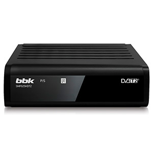 Цифровая ТВ приставка BBK SMP025HDT2 чер.