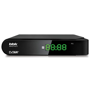 Цифровая ТВ приставка BBK SMP027HDT2 (DVB-T2) чер.