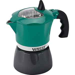 Кофеварка Vitesse VS 2642 (гейзерная) Зеленая