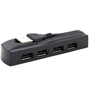 Разветвитель USB CBR CH-123, 4 порта, USB 2.0