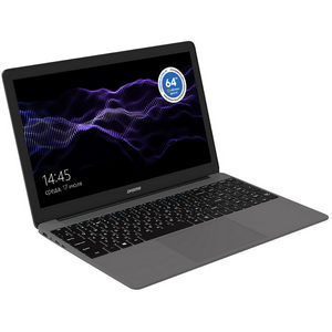 Ноутбук Digma EVE 15 P417 / Pen J3710 / 4Gb / SSD128Gb / Intel 405 / WiFi / Cam / BT / W10HSL64 dark grey