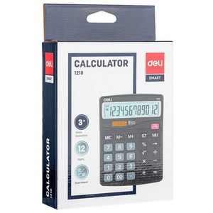 Калькулятор Deli E1210 grey