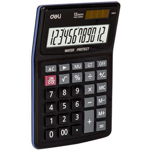 Калькулятор Deli EM04031 black