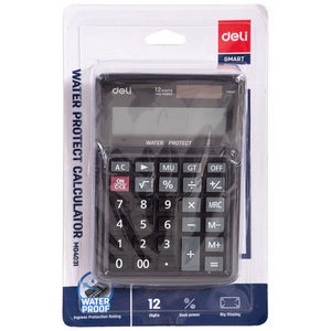 Калькулятор Deli EM04031 black