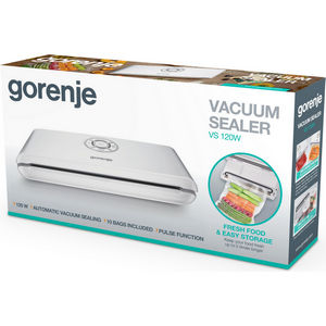 Упаковщик вакуумный Gorenje VS120W белый