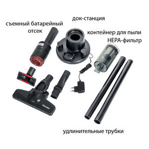 Пылесос Pioneer VC454S чер. (вертикальный)