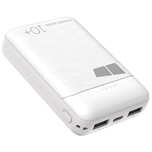 Резервный аккумулятор More choice PB32-10 10000 mAh 2USB (2.1A) White