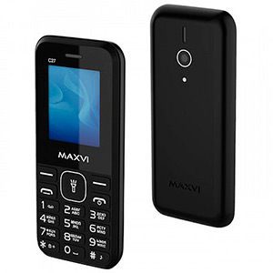 Телефон сотовый Maxvi C27 Black
