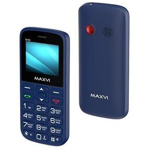 Телефон сотовый Maxvi B100 Blue