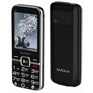 Телефон сотовый Maxvi P18 Black