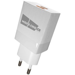 Заряд. устр. сетевое More choice NC24, 2USB 2.1A, white