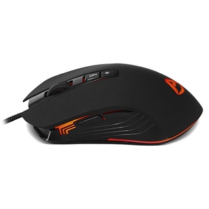 Мышь CBR CM 855 Armor black, игровая, 4800 dpi, 7 кнопок, USB