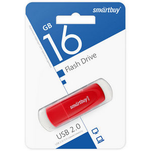 Накопитель Flash Smartbuy 16Gb Scout Red (SB016GB2SCR)