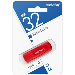 Накопитель Flash Smartbuy 32Gb Scout Red (SB032GB2SCR)