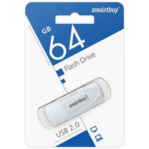 Накопитель Flash Smartbuy 64Gb Scout White (SB064GB2SCW)