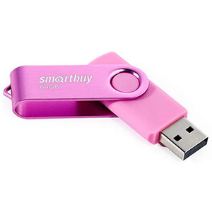 Накопитель Flash Smartbuy 64Gb Twist Pink (SB064GB2TWP)