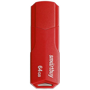 Накопитель Flash Smartbuy 64Gb Clue Red (SB64GBCLU-R)