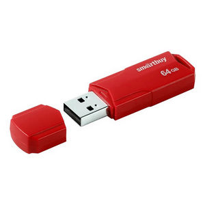 Накопитель Flash Smartbuy 64Gb Clue Red (SB64GBCLU-R)