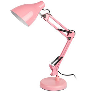 Лампа настольная ЭРА N-123-E27-40W-P розовый