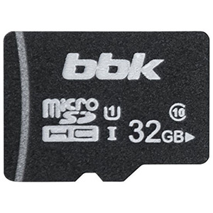 Карта памяти micro-SD BBK 032GHCU1C10 (032GSDHCU1C10) 32GB class 10