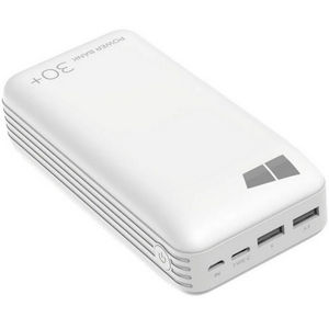 Резервный аккумулятор More choice PB52-30 30000 mAh 2USB (2.1A) White