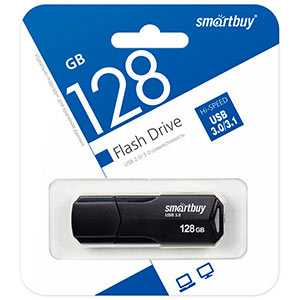 Накопитель Flash Smartbuy 128Gb Clue Black (SB128GBCLU-K3)