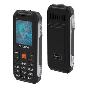 Телефон сотовый Maxvi T100 Black