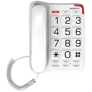 Телефон Maxvi CB-01 white