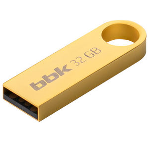 Накопитель Flash BBK 32GB SHUTTLE gold
