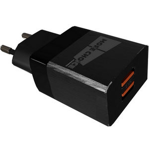 Заряд. устр. сетевое More choice NC24m, + кабель micro-USB, 2.1A black